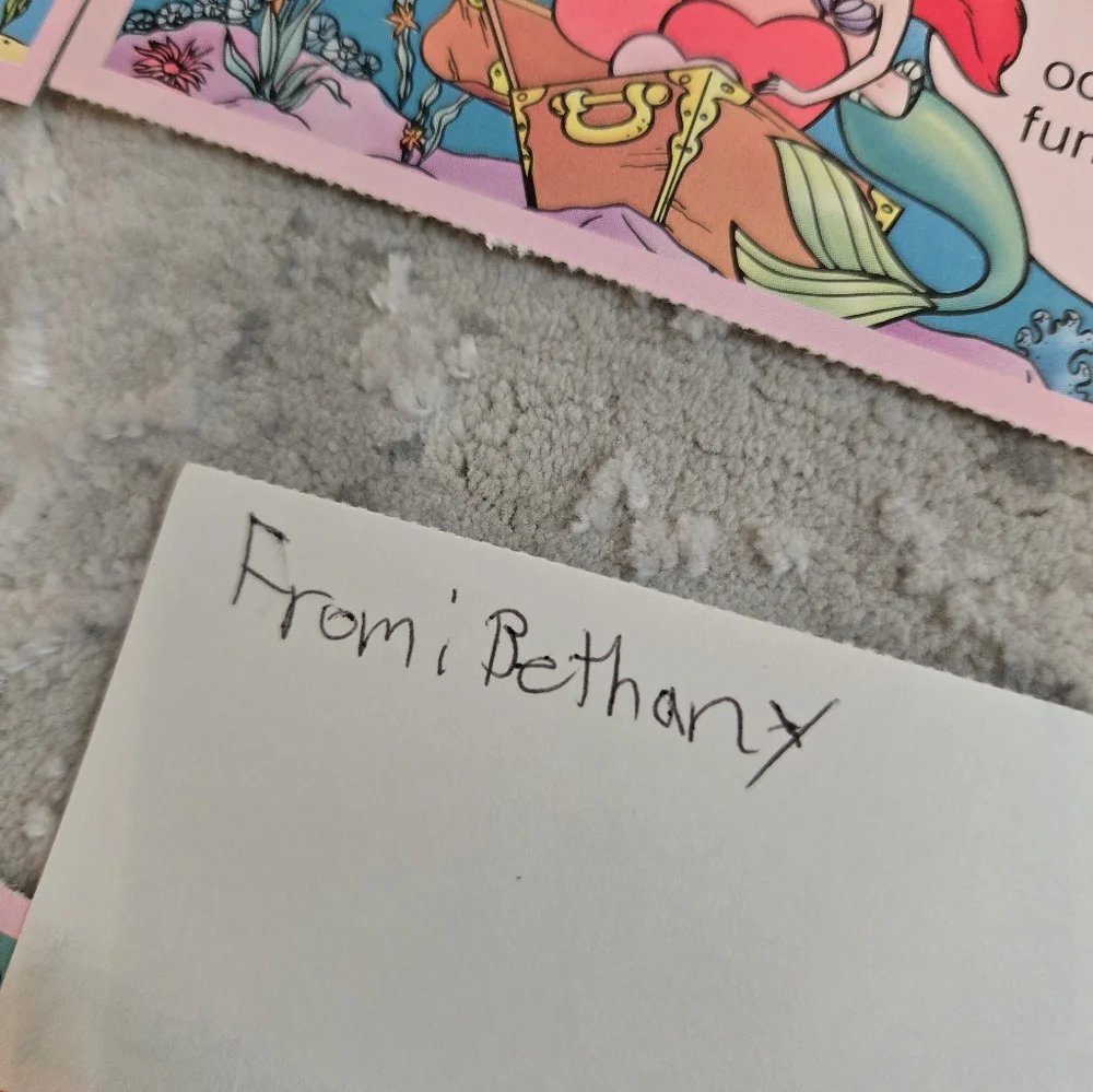 9 Vintage 1990s Disney The Little Mermaid Valentine's Day Cards With Envelopes